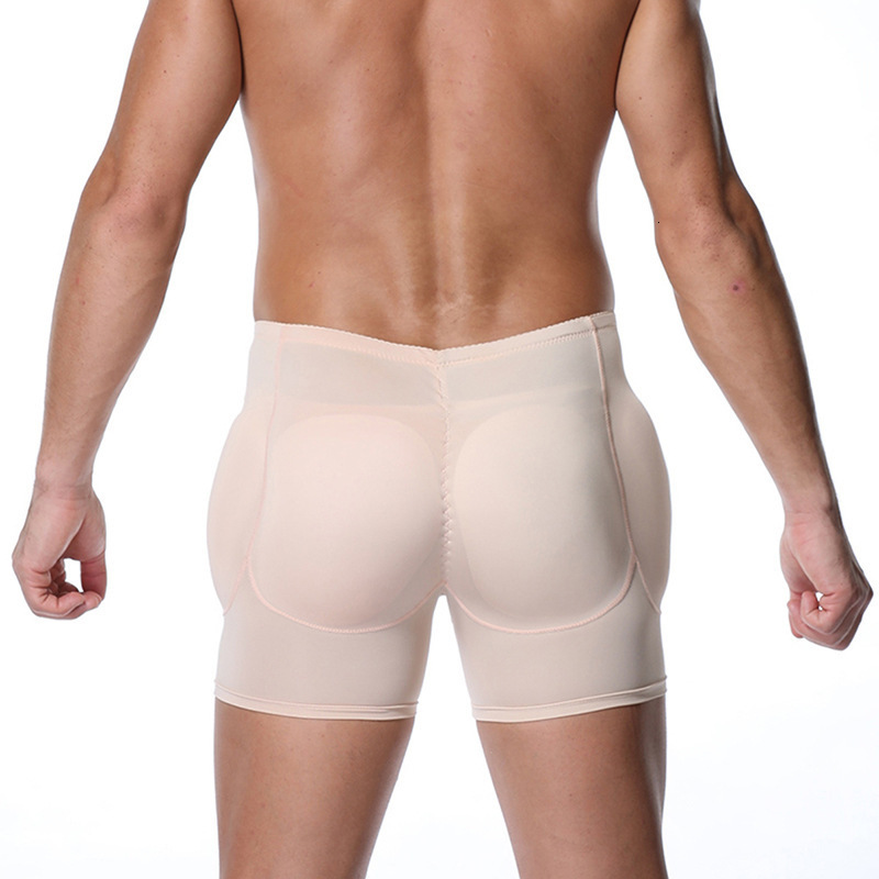 Waist Tummy Shaper Men Padded Butt Enhancer Booty Booster Molded Boyshort Shapewear Underwear Boxer Men's Tuck In and Hip Shorts Gym Wear 230815