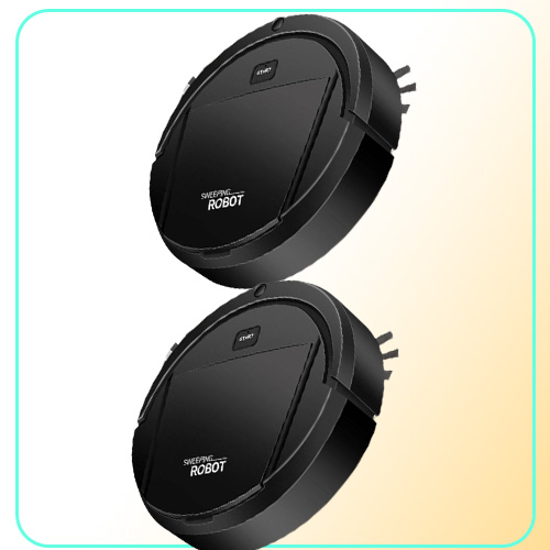 Smart Robot Vacuum Cleaner Quiet Upgraded 1200mAh Battery Sweeping Robot Vacuum Floor Mopping Robot Suction Floor Sweeper for Hard