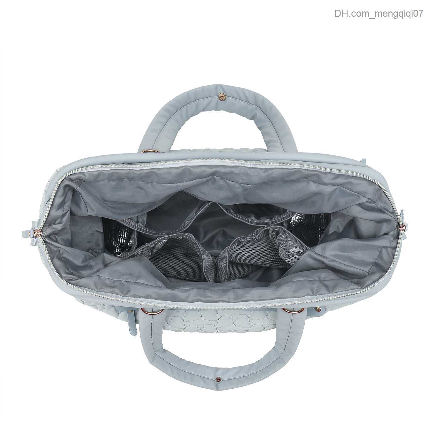 Diaper Bags 2022 Brand Nappy Backpack Mummy Large Capacity Cart Bag Mom Baby Multi functional Waterproof Outdoor Travel Diaper Bag Z230816