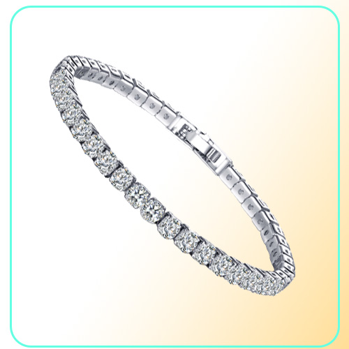 18K WhiteYellow Gold Plated Sparkling Cubic Zircon CZ Cluster Tennis Bracelet Fashion Womens Jewelry for Party Wedding3406698
