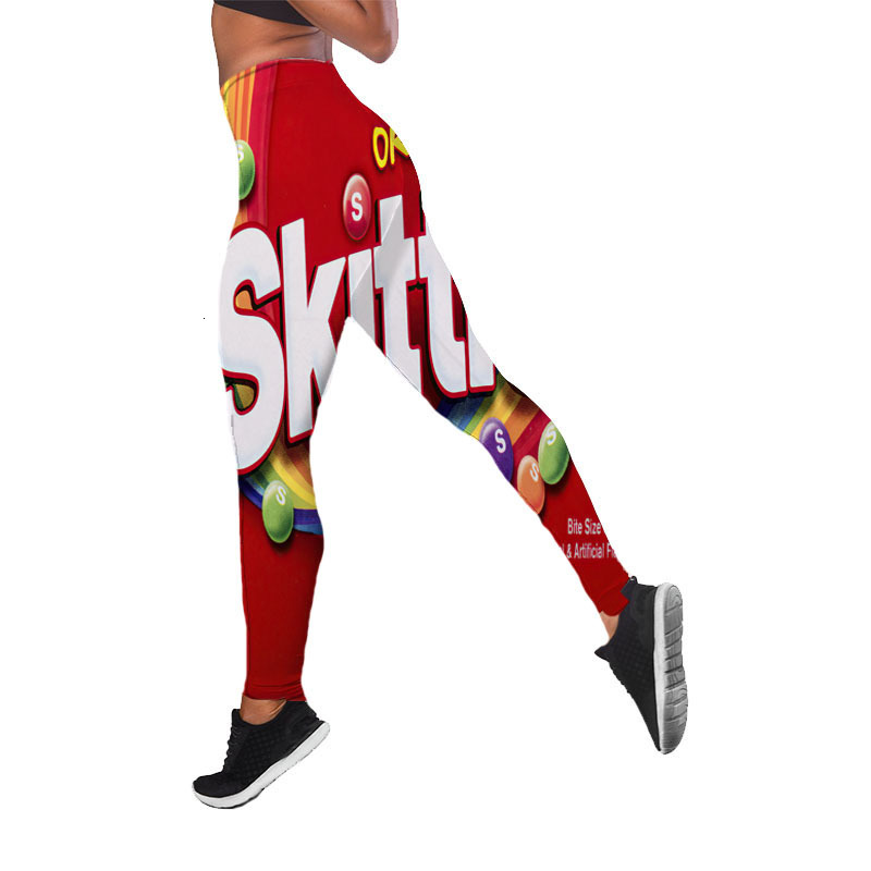 Womens Leggings Sport Leggings Women 3D Snacks Printing Tights Yoga Pants Gym Leggin Ladies Seamless Leggins for Female Leginsy Sexy Legins 230815