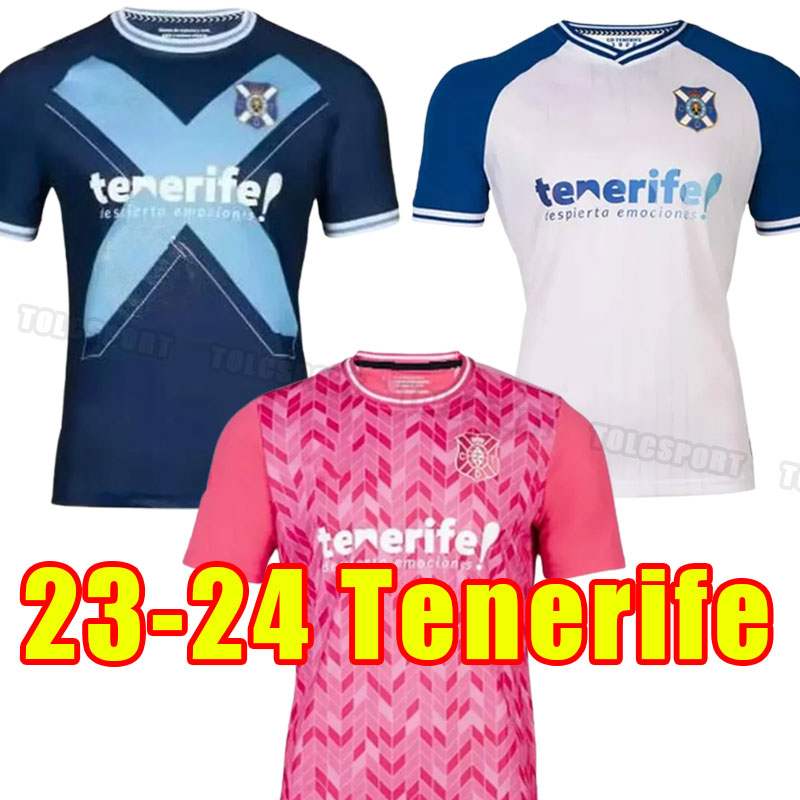 CD Tenerife 23/24 Centenary Kit soccer jerseys Special Elady Shashoua Mellot Michel Mollejo 2023 2024 camisetas de futbol football shirts top