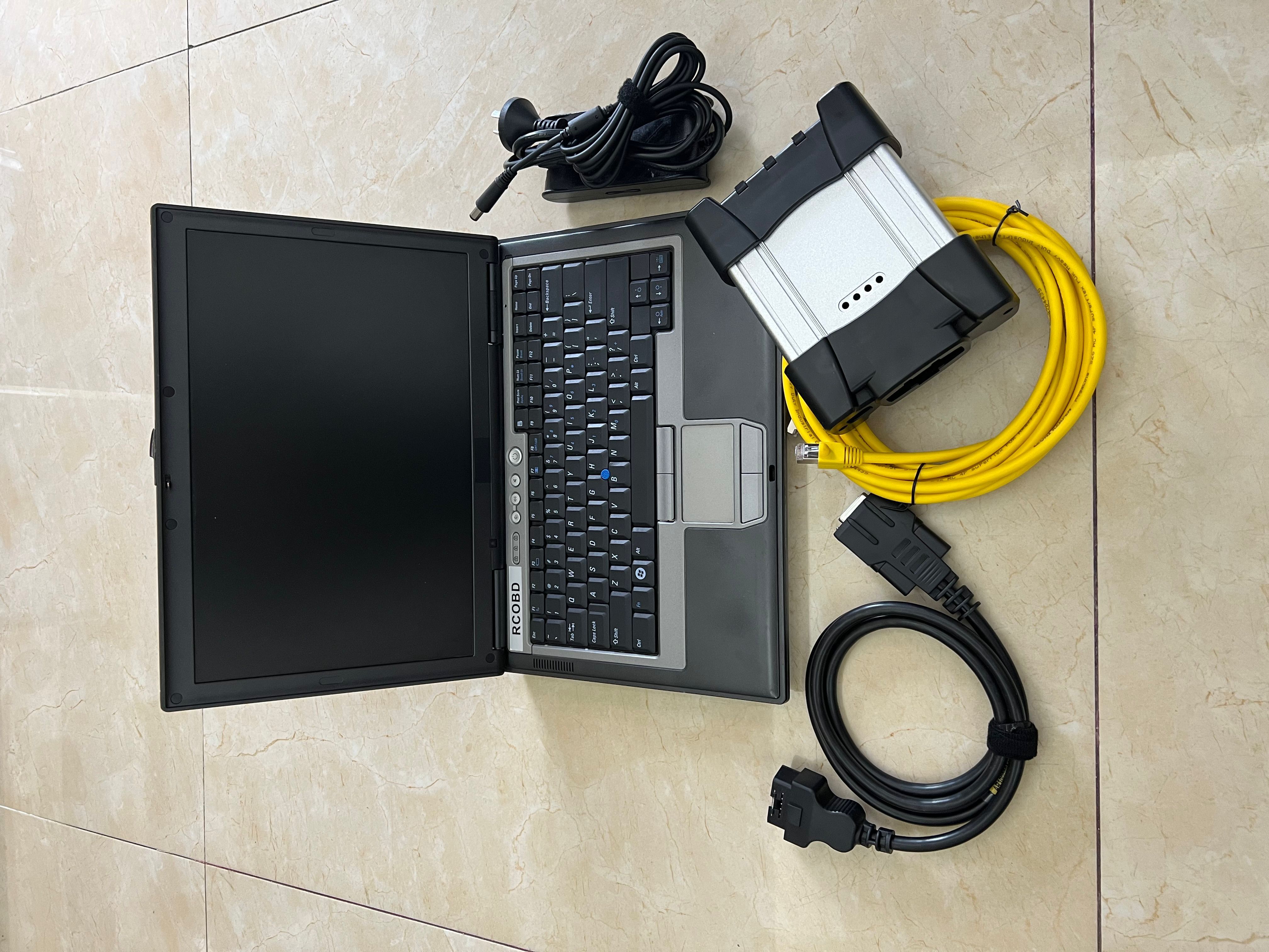 For Bmw Diagnose Icom Next with Laptop d630 4g SW Expert Mode in Ssd OBD Version Ready to Use