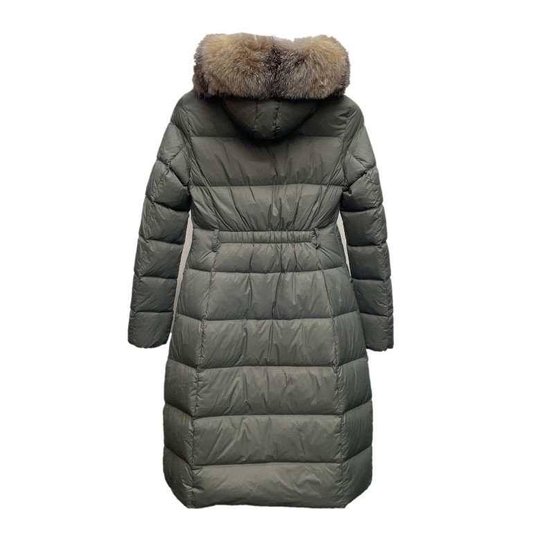 Designer Down Jackets: Warm Winter Coats With Real Raccoon Fur Collar