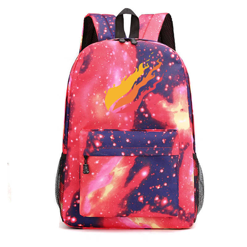 New Prestonplayz Printed Starry Sky Backpack Casual Primary and Secondary School Student Backpack Computer Bag 230815