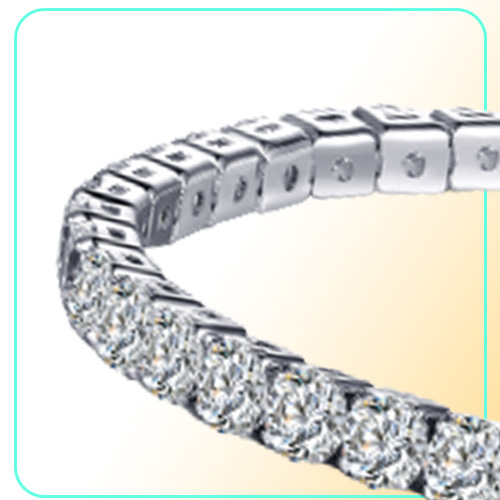 18K WhiteYellow Gold Plated Sparkling Cubic Zircon CZ Cluster Tennis Bracelet Fashion Womens Jewelry for Party Wedding3406698