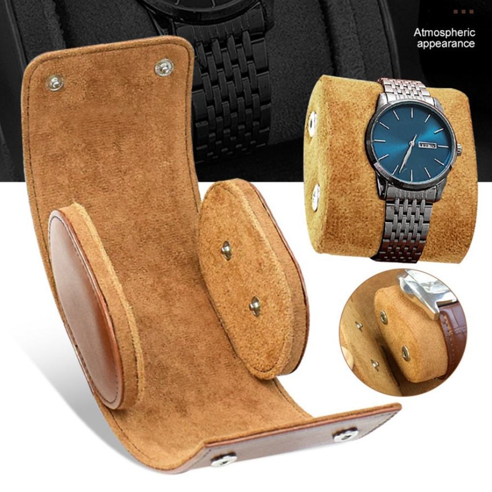 Jewelry Boxes Portable Watch Roll Dustproof PU Wrist Watch Display Bag Durable Watch Organizer Holder Leather Watch Storage Case 230815