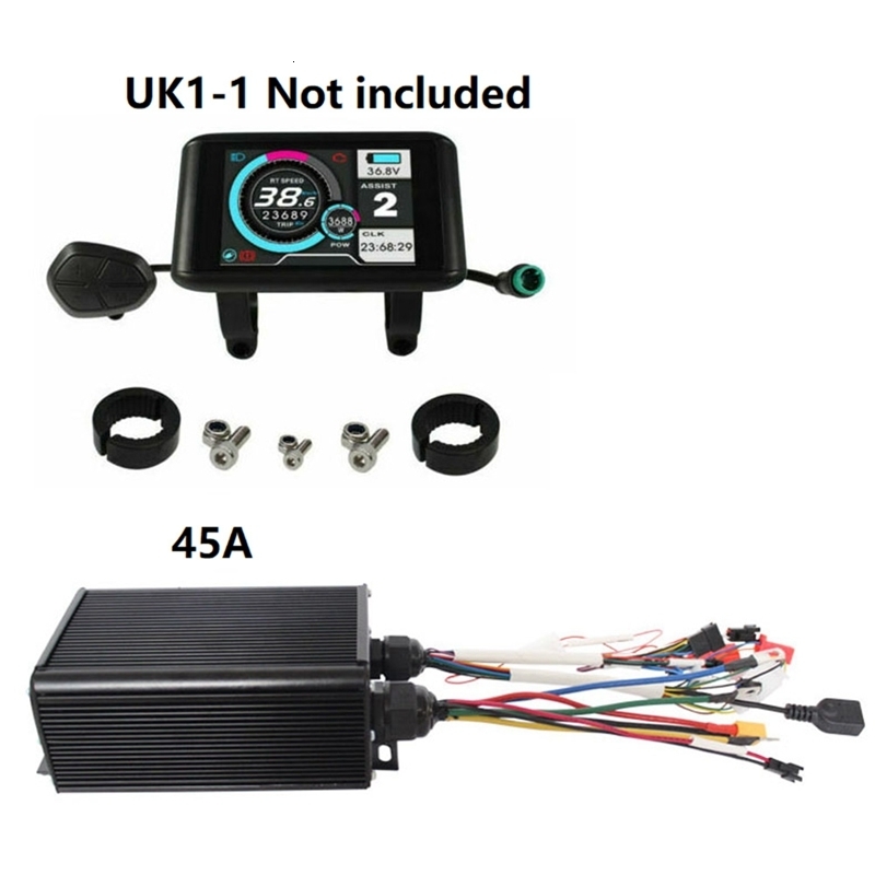 Bike Computers 36V 48V 60V 72V 15002000W Programmable 45A Sabvoton Sine Wave Controller Reg USB APT Protocol For UKC1 Display 230815