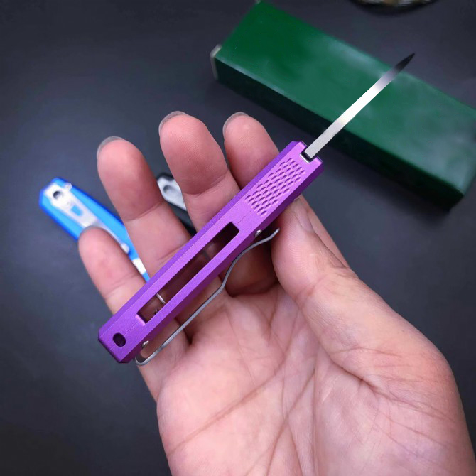 High Quality Runt 5 Tactical Knife S35vn Satin Blade Aviation Aluminum Handle Outdoor Camping Hiking EDC Pocket Knives with Retail Box