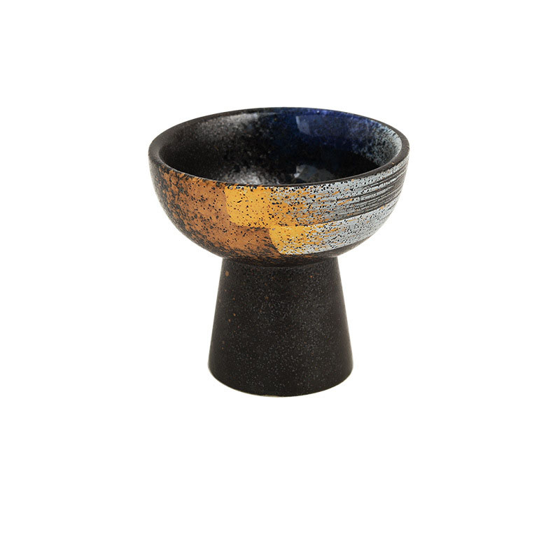 Bowls Vintage Ceramic High Legged Dessert Bowl Pudding Ice Cream Cups Plates Cold Dishes Soup Appetizers