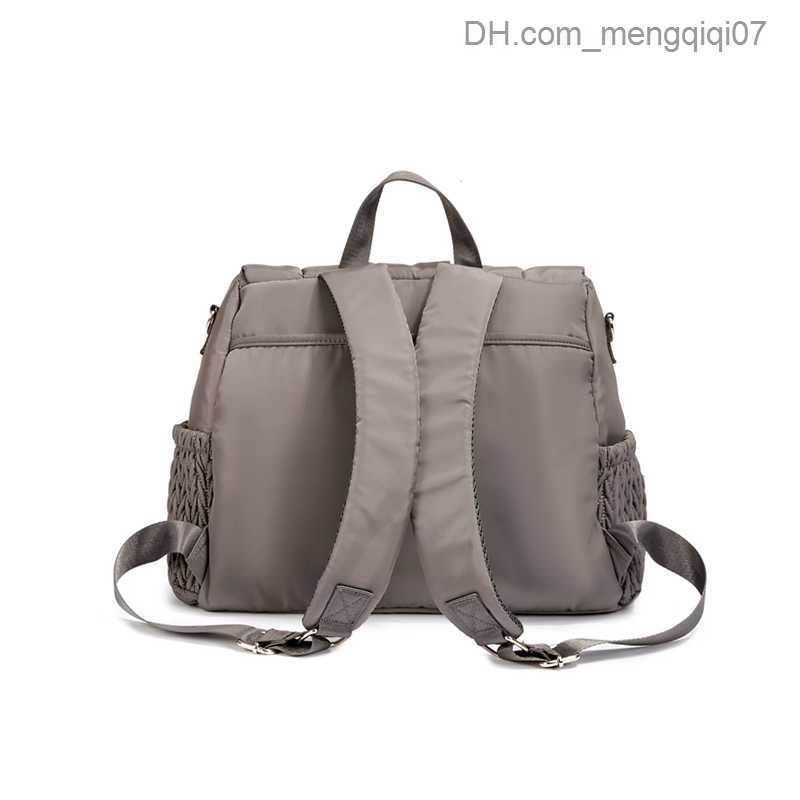 Diaper Bags Large capacity waterproof multifunctional guest room cotton bedding 3-piece set baby bottle bag baby bottle bag mother backpack Q250424