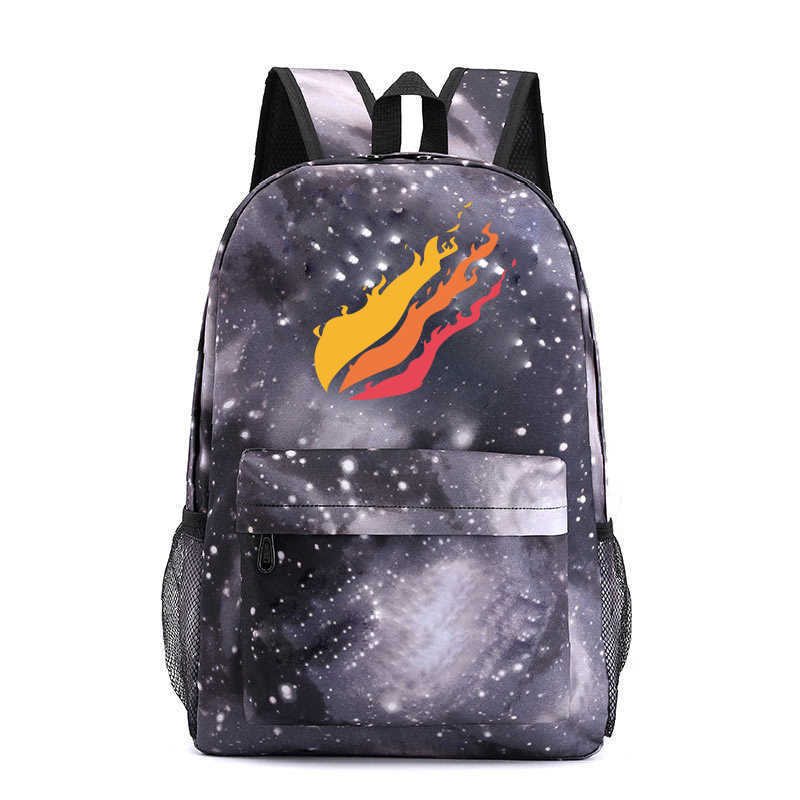 New Prestonplayz Printed Starry Sky Backpack Casual Primary and Secondary School Student Backpack Computer Bag 230815