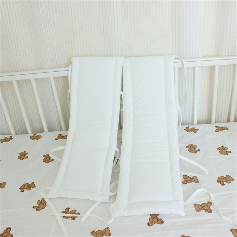 Bed Rails Simple Printed Crib Bumper Protect Strip born Thicken Cotton Anti-biting Bed Wrapping-side Children Splicing Bed Side Cushion 230816