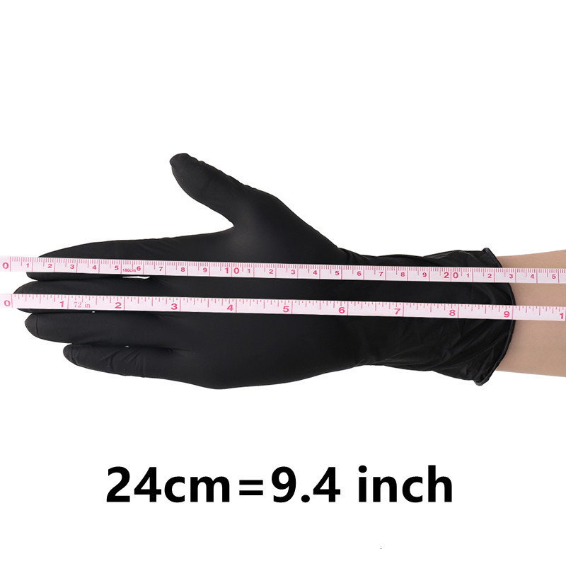 Five Fingers Gloves 2050100 pcs Nitrile Disposable Kitchen Latex Household Cleaning Beauty Barber Food Grade Cake Baking 230816