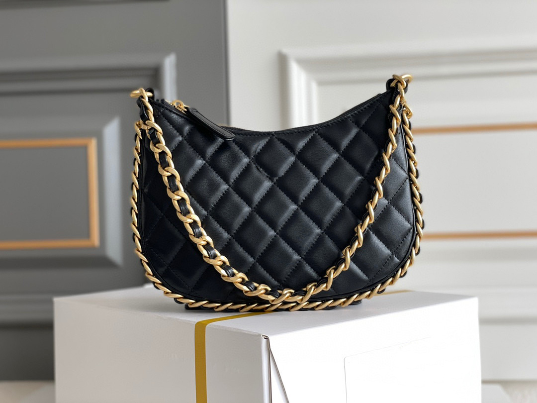 10A super original quality 23cm caviar sheepskin shoulder bag classic Real Leather women handbags ladies hobo zipper tote fashion luxurys designe