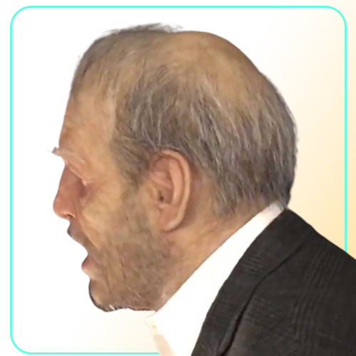 Old Man Fake Mask Lifelike Halloween Holiday Funny Mask Super Soft Old Man Adult Mask Reusable Doll Toy Gift9251106