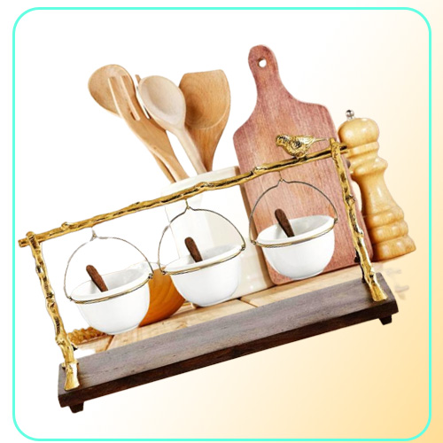 Dishes Plates Gold Oak Branch Snack Bowl Stand Christmas Candy Decoration Display Home Party Specialty Rack6389889