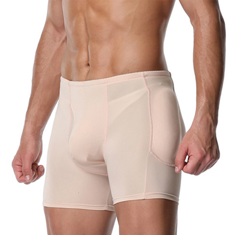 Waist Tummy Shaper Men Padded Butt Enhancer Booty Booster Molded Boyshort Shapewear Underwear Boxer Men's Tuck In and Hip Shorts Gym Wear 230815