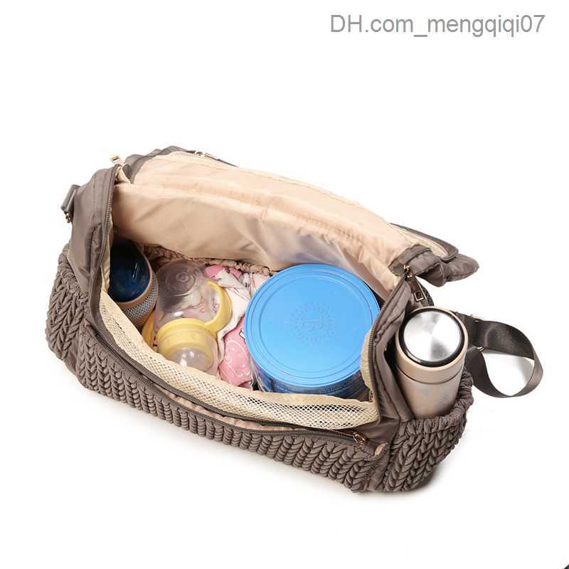 Diaper Bags Large capacity waterproof multifunctional guest room cotton bedding 3-piece set baby bottle bag baby bottle bag mother backpack Q250424