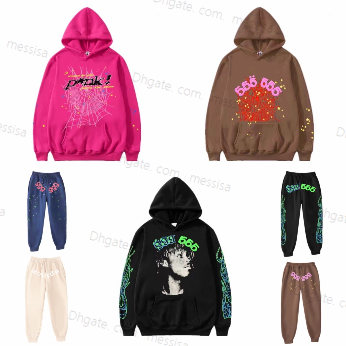 spider hoodies designer mens Pullover Red Sp5der Young Thug 555555 Angel Hoodies Men womens hoodie Embroidered spider web sweatshirt joggers size S/M/L/XL/2XL/3XL/4XL