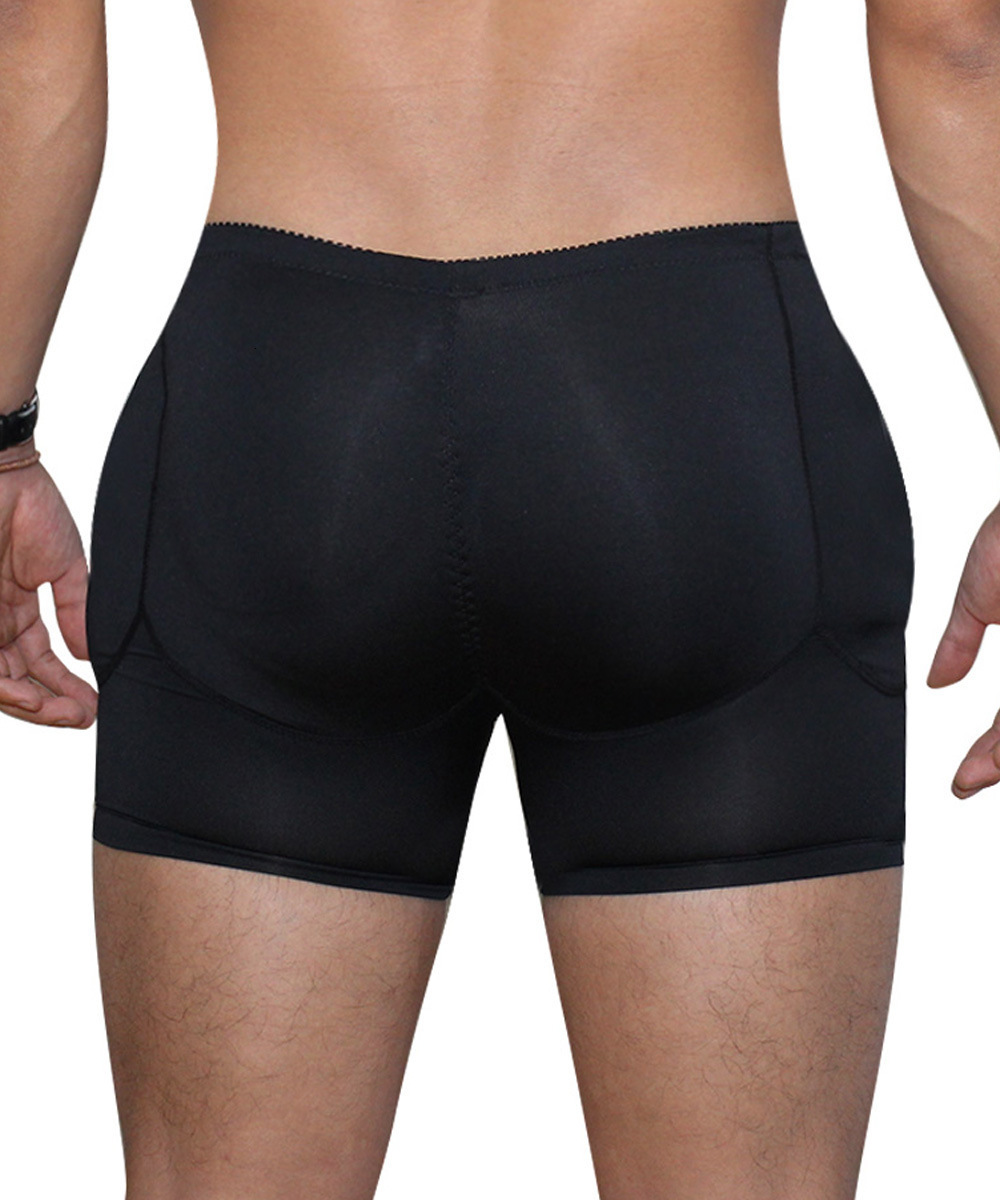Waist Tummy Shaper Men Padded Butt Enhancer Booty Booster Molded Boyshort Shapewear Underwear Boxer Men's Tuck In and Hip Shorts Gym Wear 230815