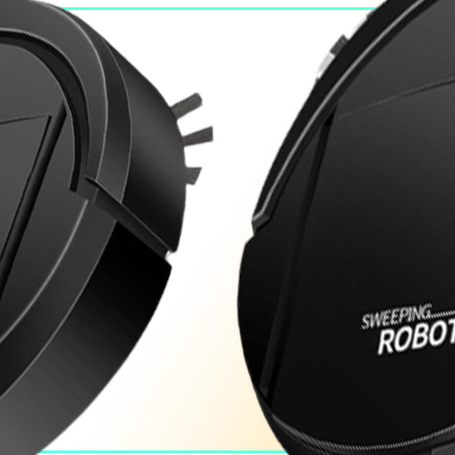 Smart Robot Vacuum Cleaner Quiet Upgraded 1200mAh Battery Sweeping Robot Vacuum Floor Mopping Robot Suction Floor Sweeper for Hard