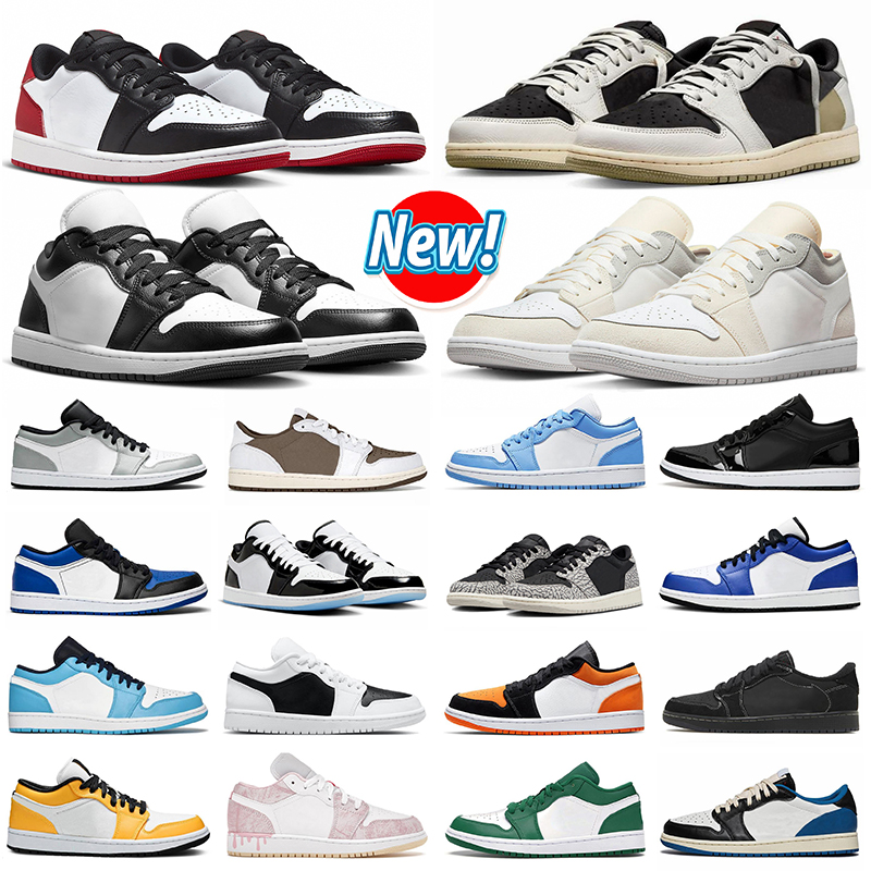 1 1s lows basketball shoes men women Panda Bred Toe Black Phantom Reverse Mocha Craft Inside Out Olive Light Smoke Grey trainers outdoor sports sneakers