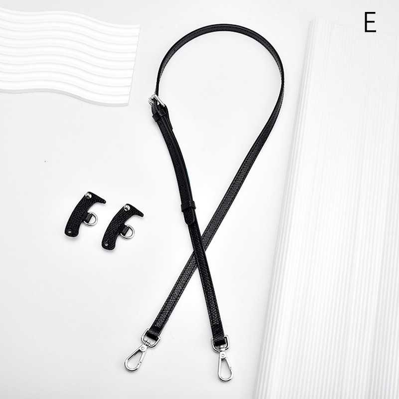 Bag Parts Accessories 1Set Bag Strap For Mini Punch-Free Genuine Leather Shoulder Strap Set Transformation Crossbody Strap Bag Accessories 230815