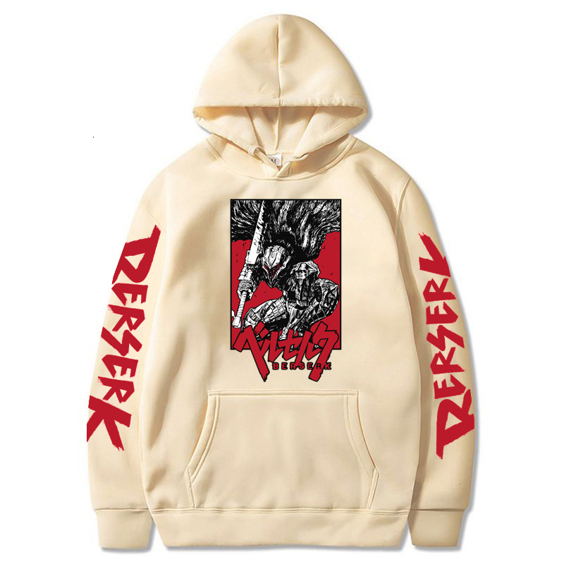 Mens Hoodies Sweatshirts Men Japanese Anime Berserk Hoodies Casual Cool Oversized Breathable Sweatshirts Women Harajuku Y2k Unisex 230815