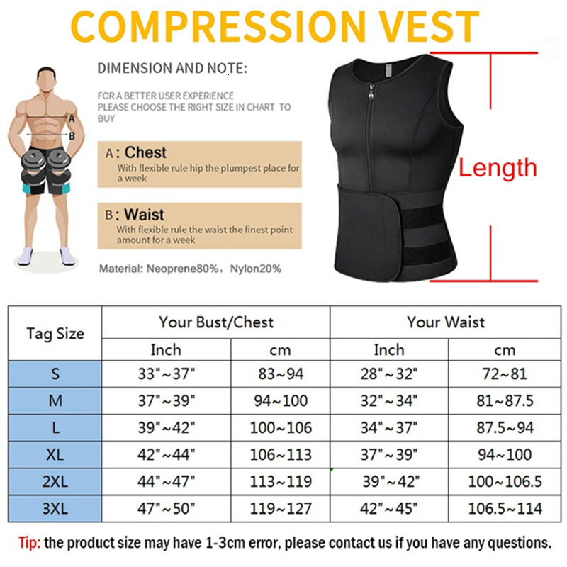 Waist Tummy Shaper Men Neoprene Sweat Sauna Vest Waist Trainer Slimming Body Shapers Vest Shapewear Corset Gym Underwear Women Fat Tank Top 230815