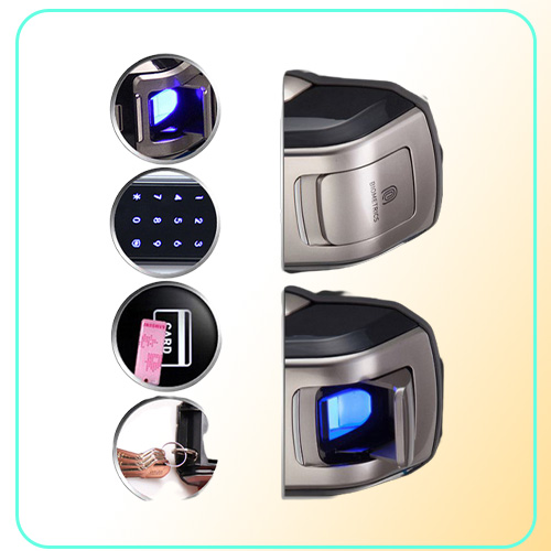 SHPDP728 Keyless BlueTooth lock Fingerprint PUSH PULL Two Way Digital Door Lock English Version Big Mortise