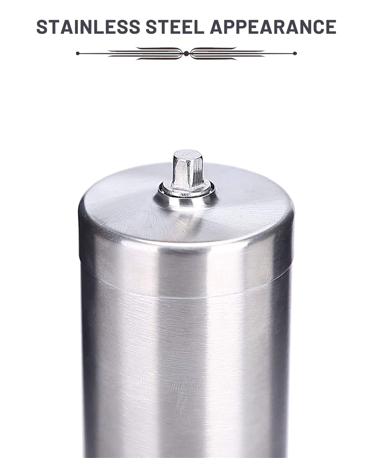 YUEXUAN Manual Coffee Grinder, Portable Stainless Steel Burr Coffee Bean Grinder, Travel, Camping, Kitchen & Office, Small Hand Coffee Grinder Manual