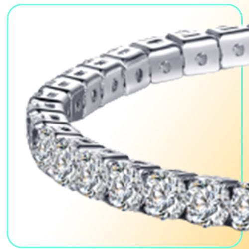 18K WhiteYellow Gold Plated Sparkling Cubic Zircon CZ Cluster Tennis Bracelet Fashion Womens Jewelry for Party Wedding3406698