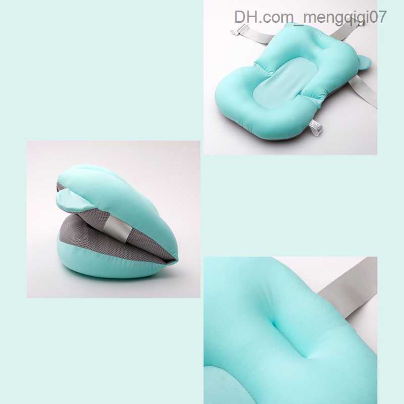 Bathing Tubs Seats Baby shower air cushion bathtub anti-skid bathtub seat cushion newborn safety bathtub cushion foldable soft pillow baby care Z23081