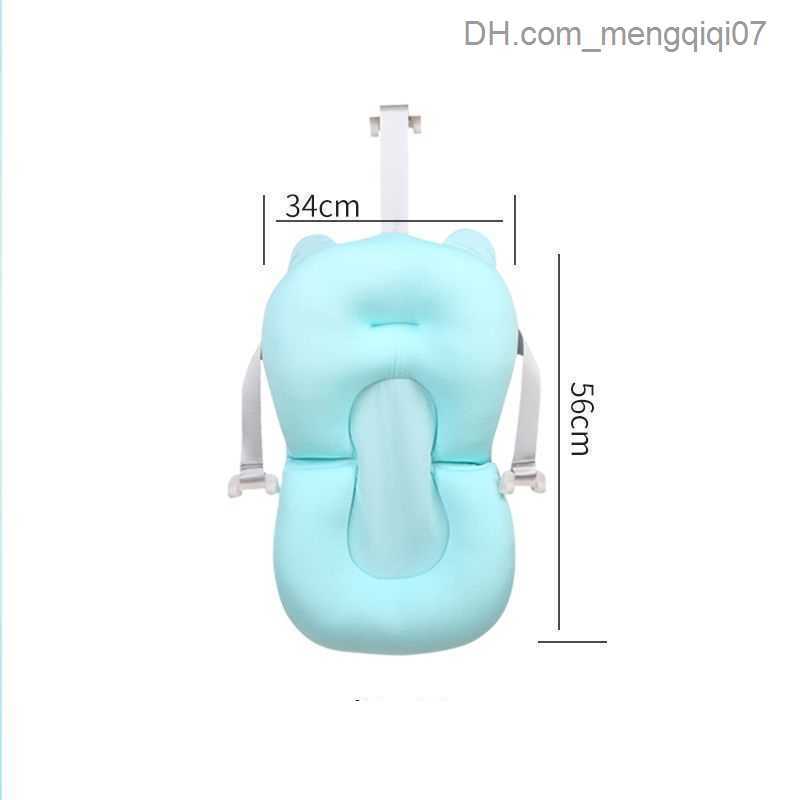 Bathing Tubs Seats Baby shower bathtub mat anti slip bathtub seat support pad newborn baby safety bathtub baby folding soft pillow Z230817
