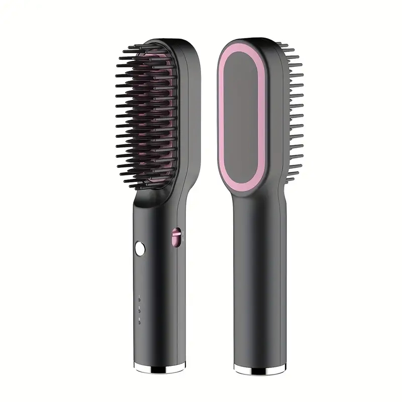 Multifunctional Beard Straightening Comb Ionic Hair Straightener Brush