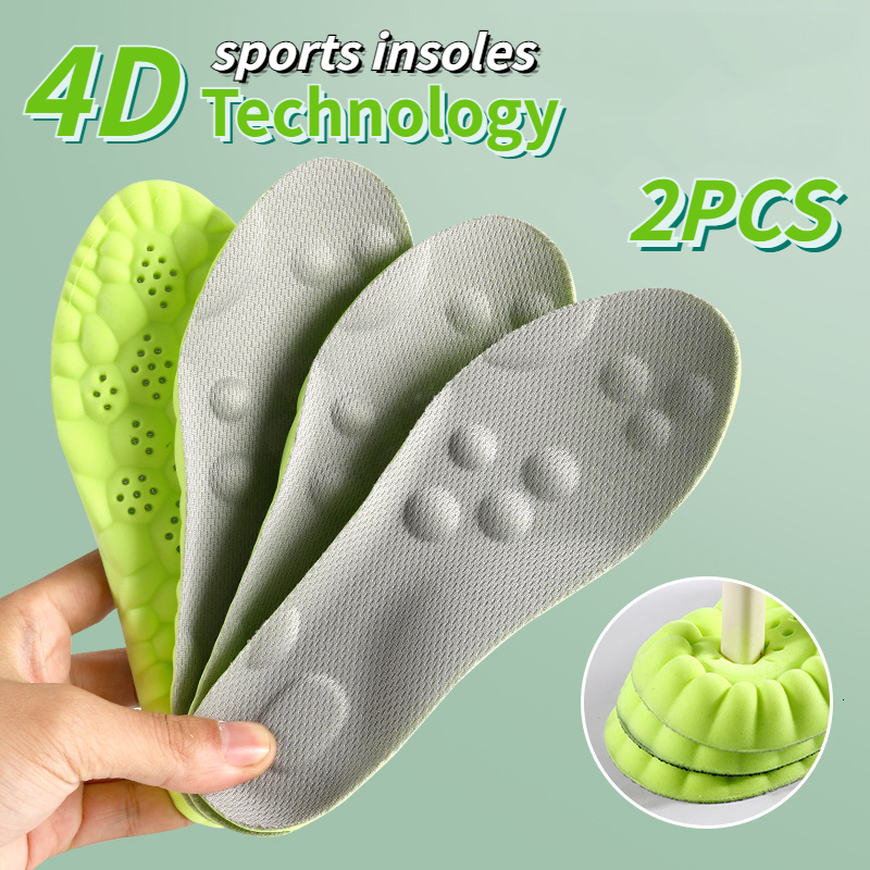 Shoe Parts Accessories High Elastic Kids Insoles Breathable for Sports Super Soft Soles Shock Absorption Antiodor Children Cushion 2PCS 230817