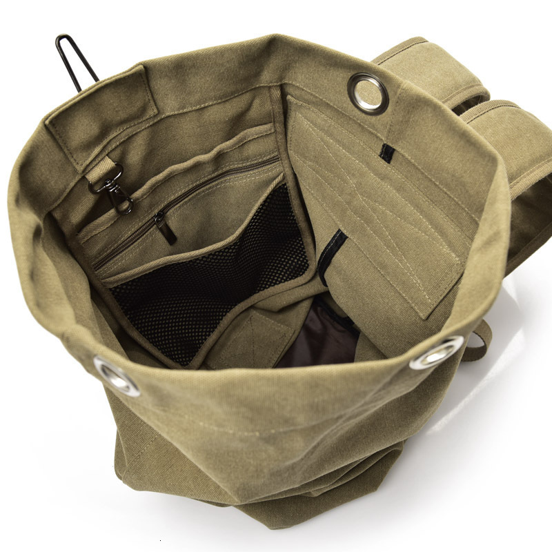 School Bags Weysfor Large Capacity Travel Climbing Bag Tactical Military Backpack Men Women Bucket Army Canvas Shoulder 230817