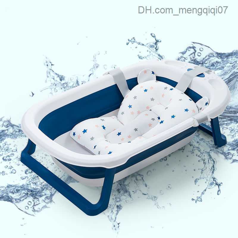 Bathing Tubs Seats 2022 New Baby Shower Bath Cushion Non slip Bath Seat Support Cushion Newborn Safety Bath Support Cushion Z230817
