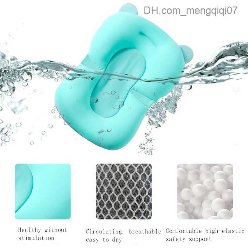 Bathing Tubs Seats Baby shower net baby shower bathtub bathtub seat anti slip baby safety support baby safety shower pad Z230817