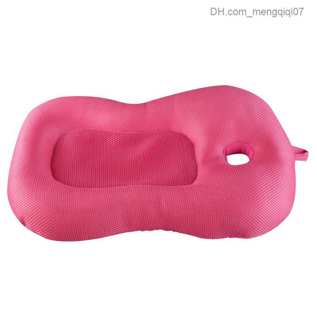 Bathing Tubs Seats Baby anti-skid bathtub baby boy and girl soft cushion seat baby shower support pad child care accessories Z230817
