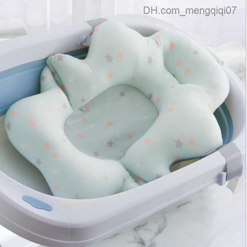 Bathing Tubs Seats 7-style baby bathtub seat baby anti-skid soft bath cloth cushion body cushion sponge bathtub cushion safety bathtub cushion Z230818