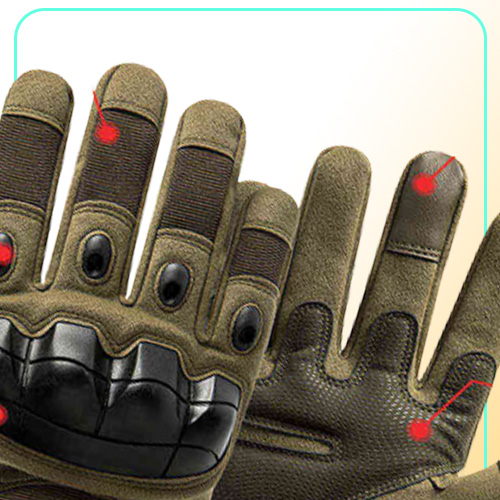 Tactical Full Finger Men Gloves Touch Screen Paintball Aioft Hard Knuckle Outdoor Climbing Riding Army Combat Gloves210f