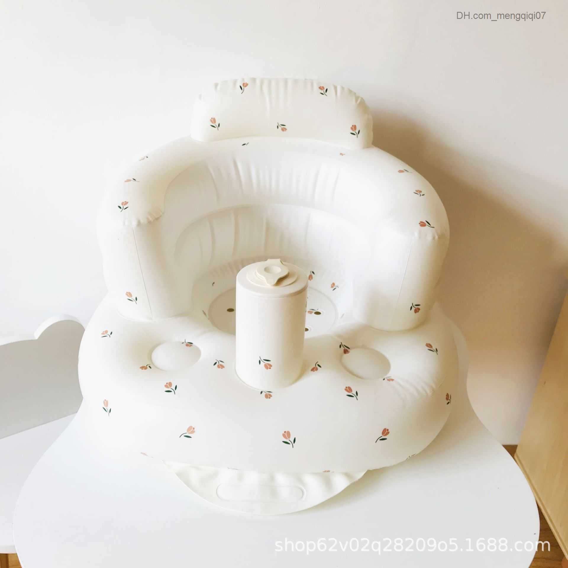 Bathing Tubs Seats Children's learning chair inflatable sofa baby chair practice sitting baby sitting standing bathtub Z230817