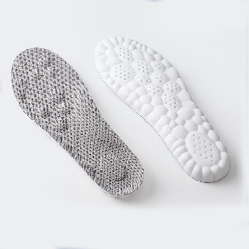 Shoe Parts Accessories Sports Insole 4D Cloud Style Sweat Absorbing Breathable Thickened Shock Absorption Super Soft and Comfortable Elastic 230817