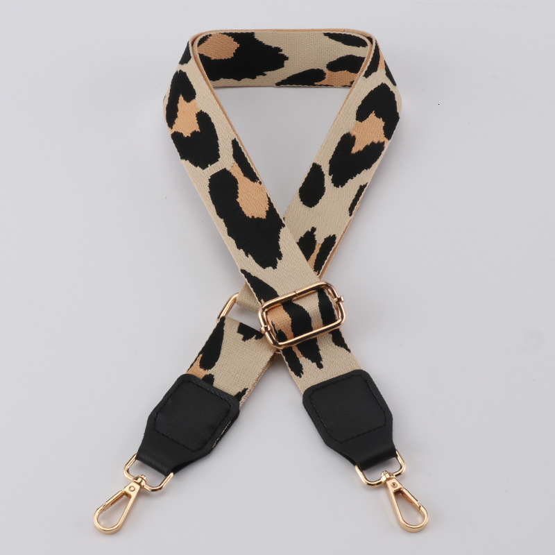 Bag Parts Accessories Leopard Straps Women Handbag Belt Shoulder Crossbody Strap Replacement Adjustable Part Accessory For Bags 230817