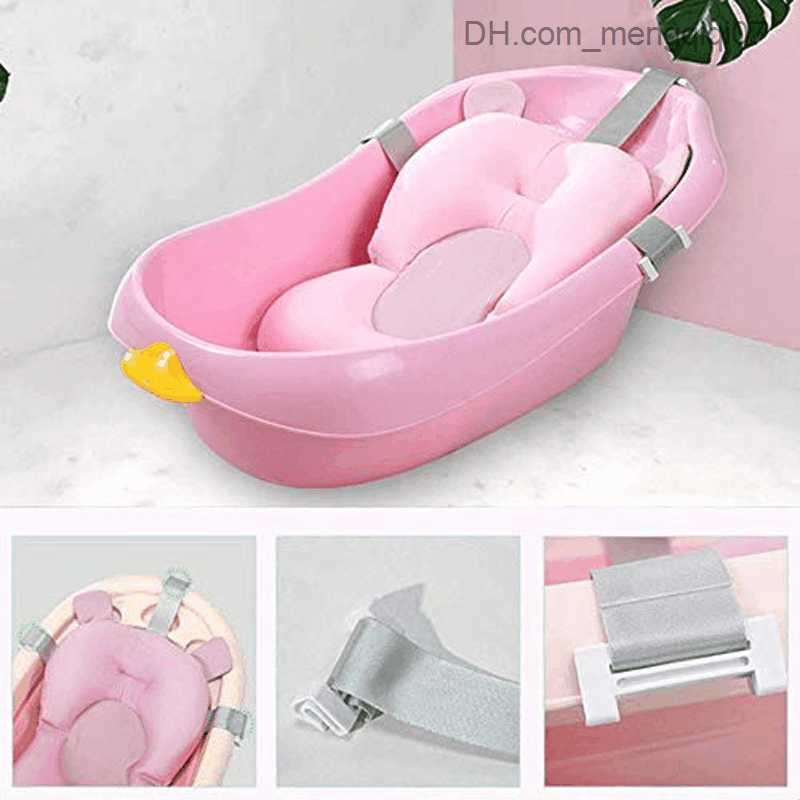 Bathing Tubs Seats Baby bathtub seat support pad foldable baby bathtub cushion chair newborn bathtub pillow baby anti-skid soft and comfortable body p