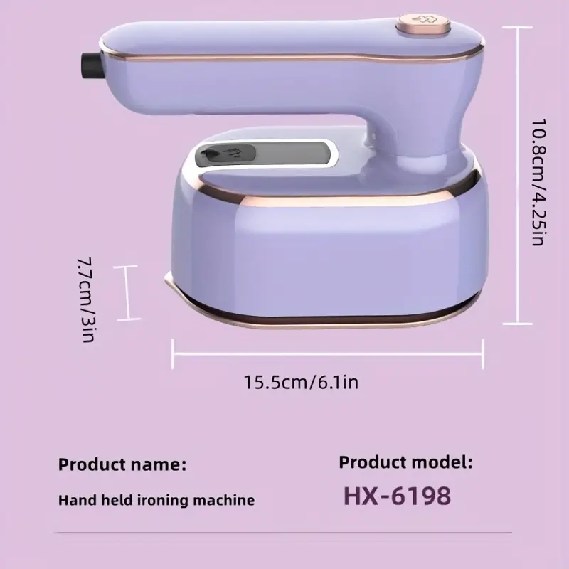 Portable Mini Steam Iron: Get Wrinkle-Free Clothes Anywhere with This Handheld Garment Steamer!