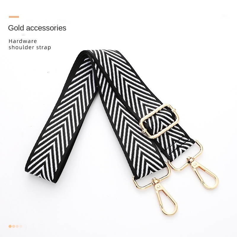Bag Parts Accessories Strap Bags Fabric Chain Wide Backpack Black Handle Crossbody Canvas Replacement Shoulder 230817