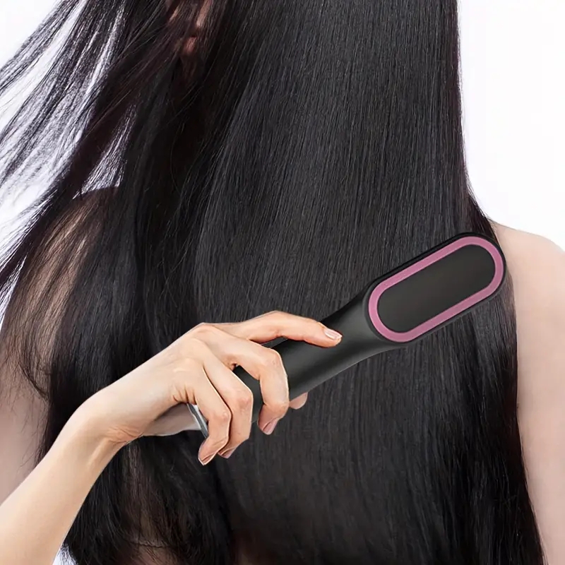 Multifunctional Beard Straightening Comb Ionic Hair Straightener Brush